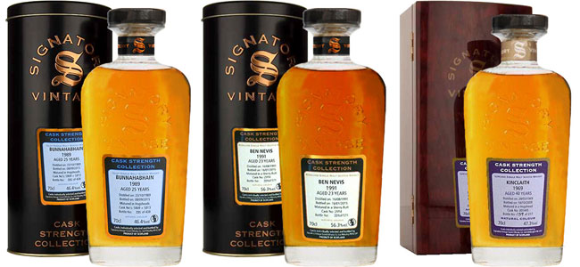 Signatory Cask Strength Whisky Collection